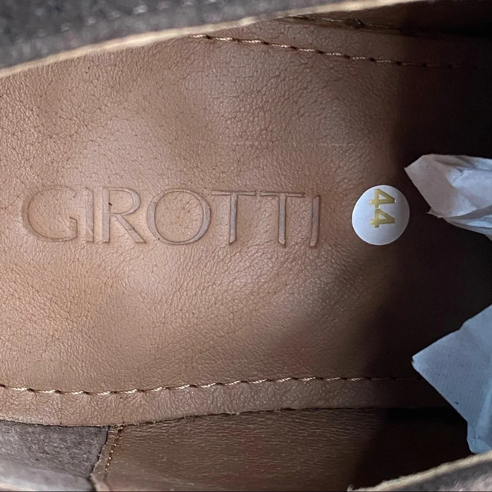 Girotti LIGHTWEIGHT MEN`S Suede SHOES 10583 size10